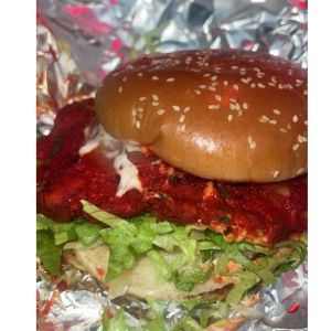 Naga Chicken Burger Meal